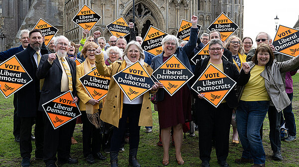 A group of East Cambs Lib Dems