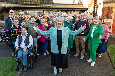 Lorna and Lib Dem team