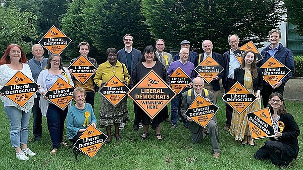 A group of Huntingdonshire Liberal Democrats 