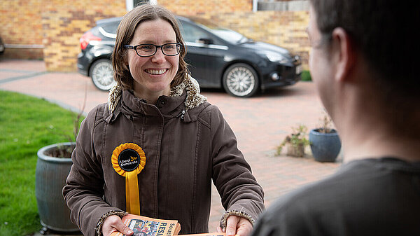 Activist volunteering 