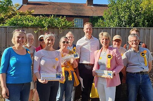 Campaigning with Richard Foord and Daisy Cooper